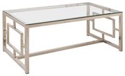 Rectangular glass metal base coffee table by Coaster additional picture 2