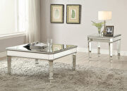 Contemporary silver end table by Coaster additional picture 2