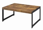 Rustic antique nutmeg coffee table by Coaster additional picture 2