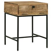 1-drawer rectangular end table honey brown by Coaster additional picture 13