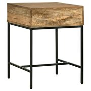 1-drawer rectangular end table honey brown by Coaster additional picture 8