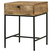 1-drawer rectangular end table honey brown by Coaster additional picture 10