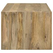 Rectangular solid wood coffee table natural by Coaster additional picture 5