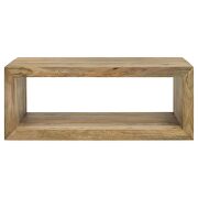 Rectangular solid wood coffee table natural by Coaster additional picture 6