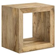 Rectangular solid wood end table natural by Coaster additional picture 7