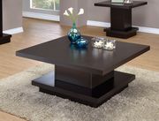 Cappuccino wood top coffee table by Coaster additional picture 6