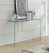 All glass coffee table w curved edges by Coaster additional picture 8