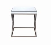 Mirrored table top modern coffee table by Coaster additional picture 7