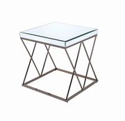 Mirrored table top modern coffee table by Coaster additional picture 8