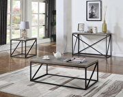 Industrial sonoma grey end table by Coaster additional picture 2