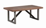 Industrial walnut coffee table by Coaster additional picture 6