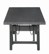 Adjustable height coffee table in gunmetal by Coaster additional picture 5