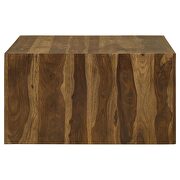 Square solid wood coffee table auburn by Coaster additional picture 4