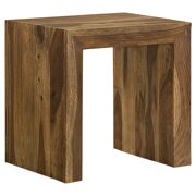 Rectangular solid wood end table auburn by Coaster additional picture 7