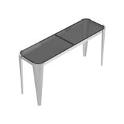 Silver / gray contemporary glam style coffee table by Coaster additional picture 2