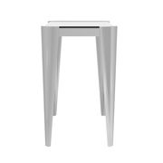 Silver / gray contemporary glam style coffee table by Coaster additional picture 3