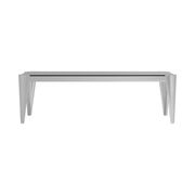 Silver / gray contemporary glam style coffee table by Coaster additional picture 8