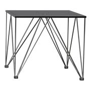Gray glass top coffee table in chrome / gray by Coaster additional picture 3