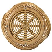 Round woven rattan end table natural by Coaster additional picture 4