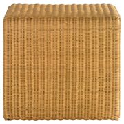 Square rattan end table natural by Coaster additional picture 6