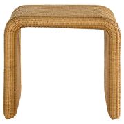 Square rattan end table natural by Coaster additional picture 7