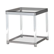 Chrome/acrylic modern coffee table by Coaster additional picture 3