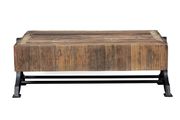 Recycled wood industrial style coffee table by Coaster additional picture 4