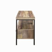 Rustic weathered pine 60 inch TV console by Coaster additional picture 5