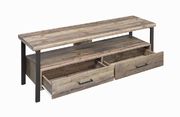 Rustic weathered pine 60 inch TV console by Coaster additional picture 7