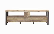 Rustic weathered pine 71-inch TV console by Coaster additional picture 4