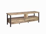 Rustic weathered pine 71-inch TV console by Coaster additional picture 6