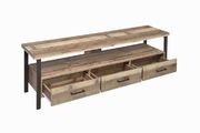 Rustic weathered pine 71-inch TV console by Coaster additional picture 7