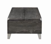 Rustic grey lift-top coffee table by Coaster additional picture 7