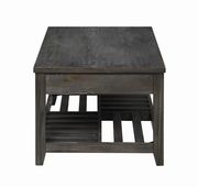 Lift top coffee table in gray wood grain by Coaster additional picture 4