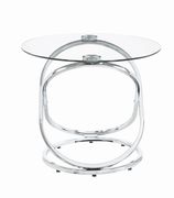 3 pc glass top coffee table / end tables set by Coaster additional picture 2