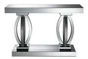 Contemporary silver mirrored coffee table by Coaster additional picture 3