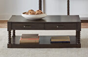 English dovetail drawer construction with full extension glides coffee table by Coaster additional picture 2