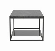 Black / chrome contemporary style coffee table by Coaster additional picture 2