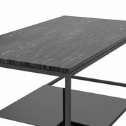 Black / chrome contemporary style coffee table by Coaster additional picture 5