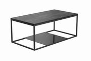 Black / chrome contemporary style coffee table by Coaster additional picture 6
