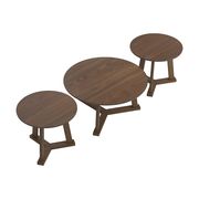 3pcs occasional set in natural walnut by Coaster additional picture 2