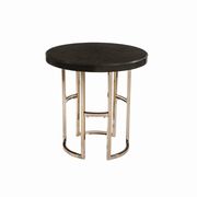 Rose brass / americano circular top coffee table by Coaster additional picture 3
