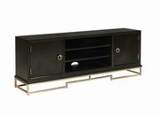 Tv console with rose brass accents by Coaster additional picture 2