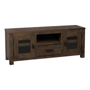 Tv console in rustic golden brown by Coaster additional picture 2