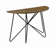 Mid-century design coffee table w/ round wood top by Coaster additional picture 4