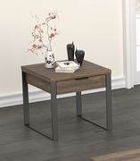 Coffee table in aged walnut / gunmetal by Coaster additional picture 12