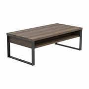 Coffee table in aged walnut / gunmetal by Coaster additional picture 6