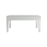Coffee table in silver mirrored contemporary style by Coaster additional picture 3