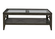 Clear glass top coffee table by Coaster additional picture 3