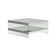 Square / mirrored glass side coffee table by Coaster additional picture 5